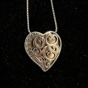Brighton Filigree Heart Pendant Necklace